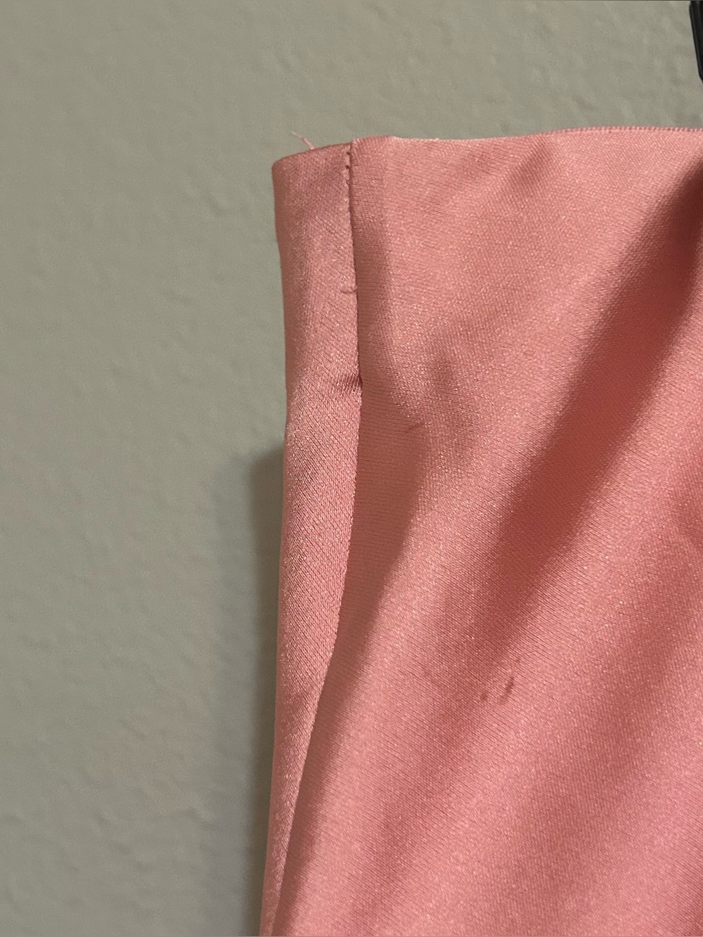 J. Crew Gwyneth Pink Satin Coquette Midi Slip Skirt Women’s Size Medium - Picture 10 of 12